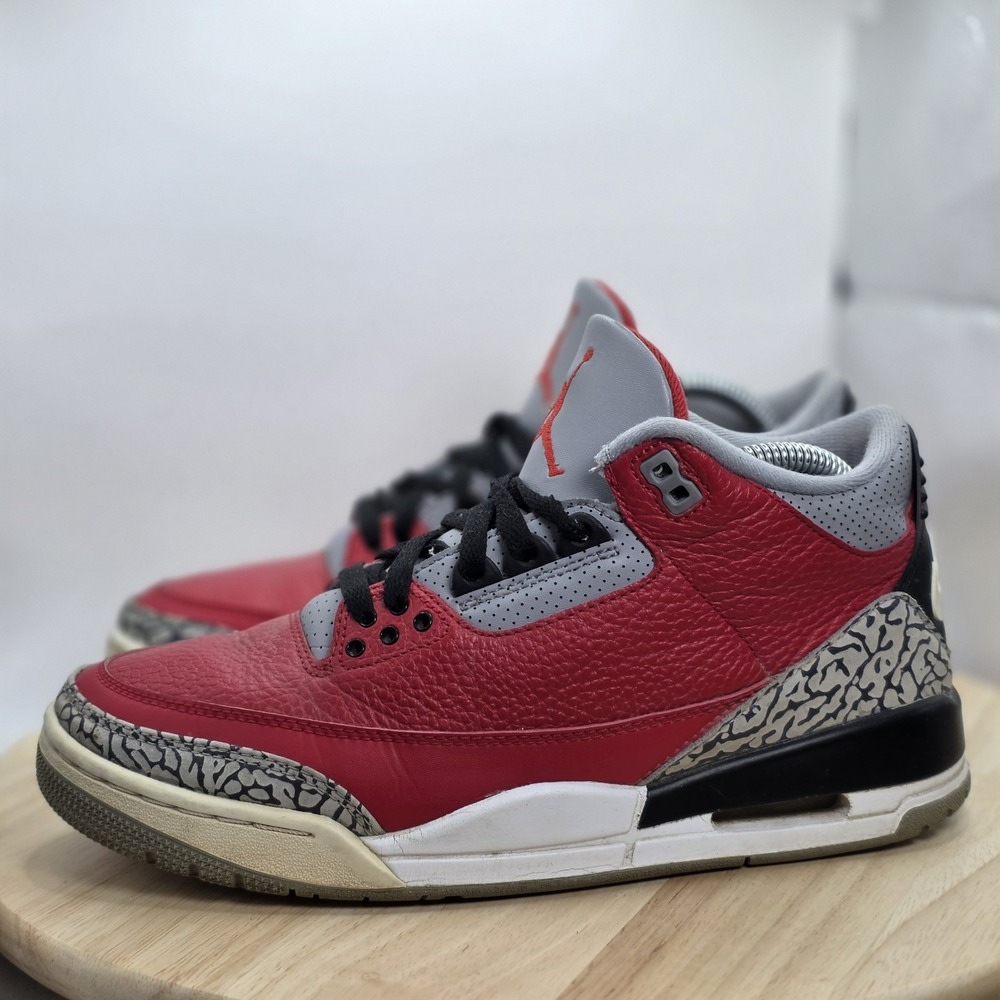 Mens Size 8.5 - Air Jordan 3 Unite Retro SE Red Black Sneakers 2020 CK5692-600